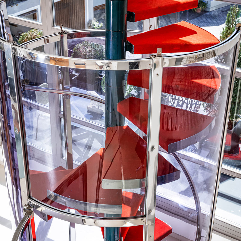 Spiral Staircase with Enclosure attributed to Gae Aulenti, Milan, 2000s