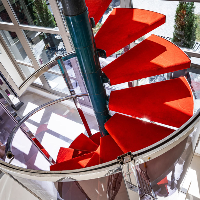 Spiral Staircase with Enclosure attributed to Gae Aulenti, Milan, 2000s