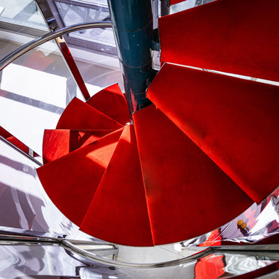 Spiral Staircase with Enclosure attributed to Gae Aulenti, Milan, 2000s