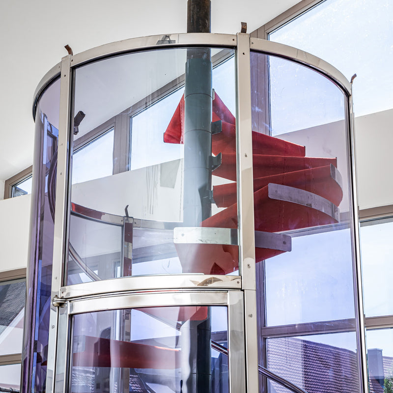 Spiral Staircase with Enclosure attributed to Gae Aulenti, Milan, 2000s