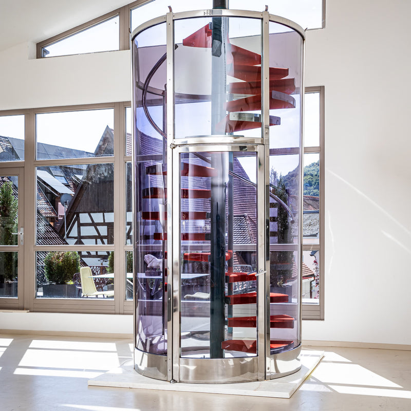 Spiral Staircase with Enclosure attributed to Gae Aulenti, Milan, 2000s