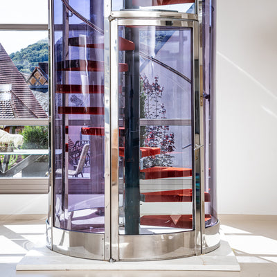 Spiral Staircase with Enclosure attributed to Gae Aulenti, Milan, 2000s
