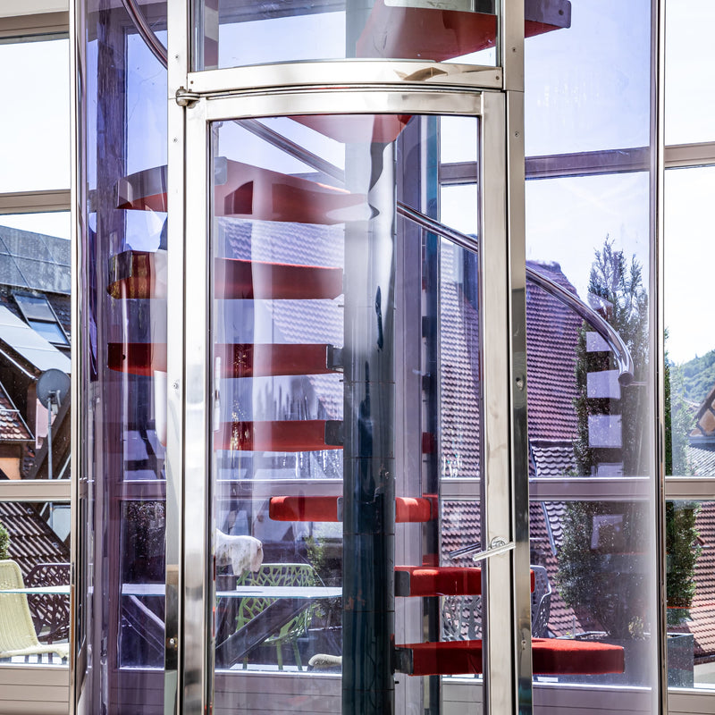 Spiral Staircase with Enclosure attributed to Gae Aulenti, Milan, 2000s