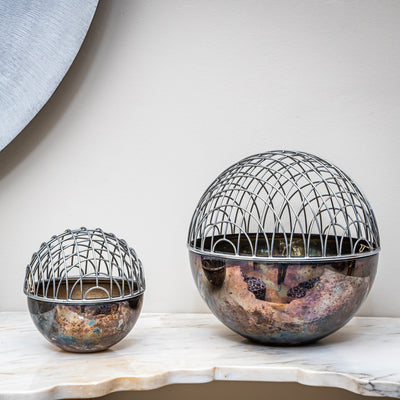 Magellano Orb Vases by Vico Magistretti for Bacci, Italy, 1970s