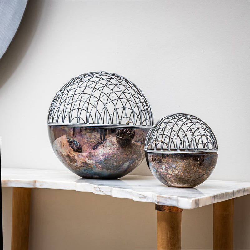 Magellano Orb Vases by Vico Magistretti for Bacci, Italy, 1970s