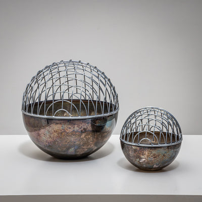 Magellano Orb Vases by Vico Magistretti for Bacci, Italy, 1970s