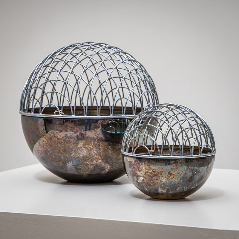 Magellano Orb Vases by Vico Magistretti for Bacci, Italy, 1970s