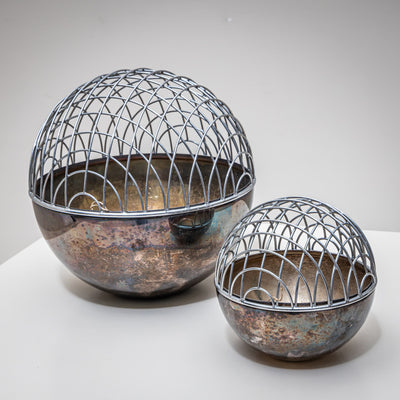Magellano Orb Vases by Vico Magistretti for Bacci, Italy, 1970s