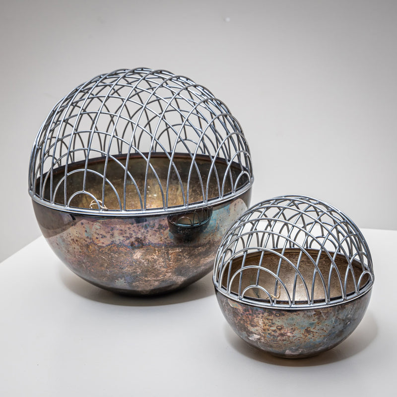 Magellano Orb Vases by Vico Magistretti for Bacci, Italy, 1970s