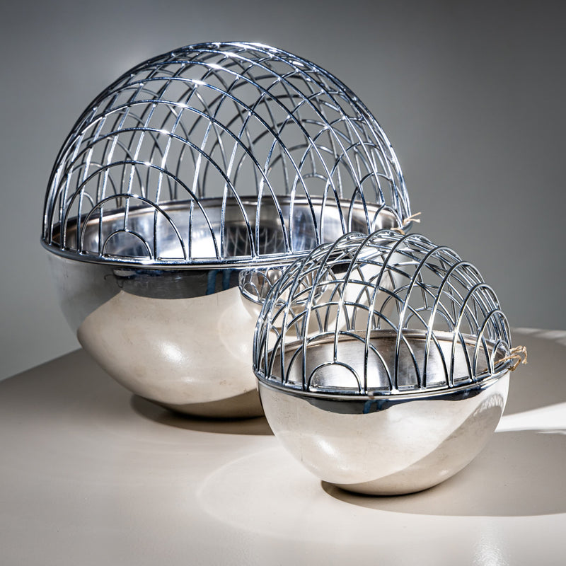 Magellano Orb Vases by Vico Magistretti for Bacci, Italy, 1970s