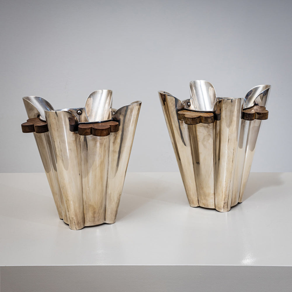Pair of “Camille” Champagne Coolers from the “Follies” Series by Bořek Šípek for Driade, Italy, 1991