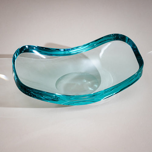 Glass Bowl by Erwin Walter Burger (1909–1982) for Fontana Arte, Italy, 1943/44