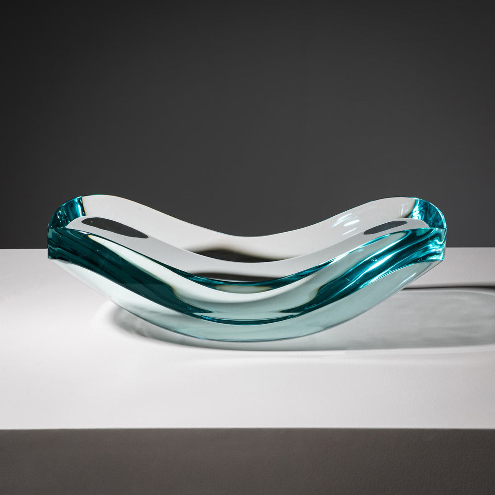 Glass Bowl by Erwin Walter Burger (1909–1982) for Fontana Arte, Italy, 1943/44