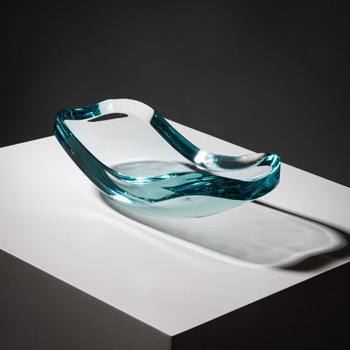 Glass Bowl by Erwin Walter Burger (1909–1982) for Fontana Arte, Italy, 1943/44