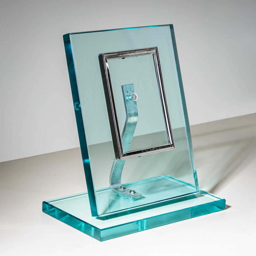 Glass Table Picture Frame, attributed to Pietro Chiesa for Fontana Arte, Italy, Mid-20th Century