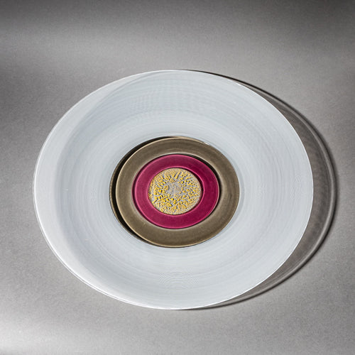 Glass Plate by Venini, Italy, 1981
