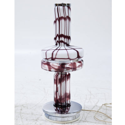 Angelo Brotto Art Glass Table Lamp