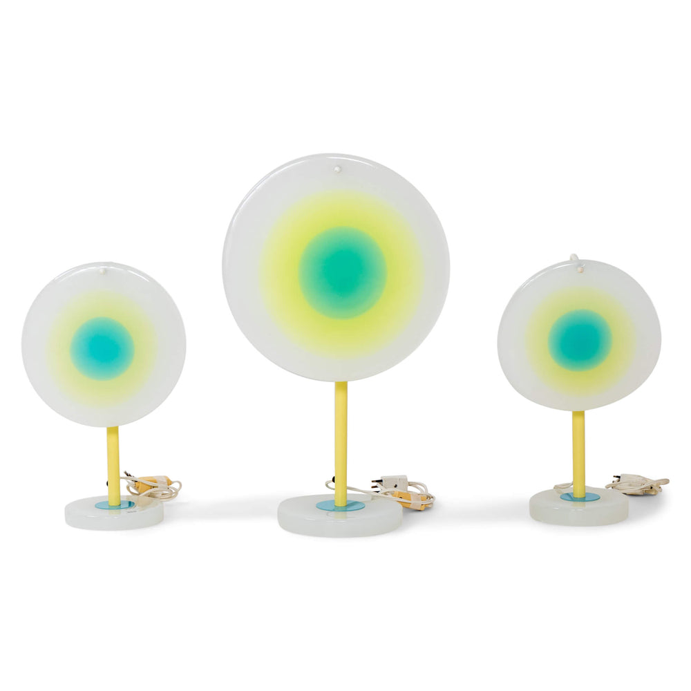 Set of Three Italian Modernist Table Lamps
