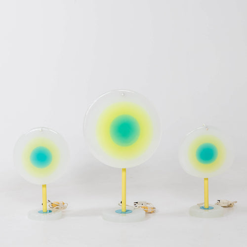 Set of Three Italian Modernist Table Lamps