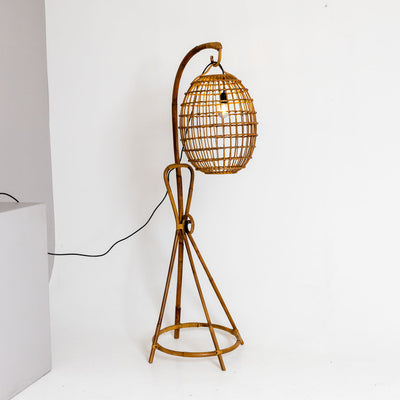 Modernist Bentwood Floor Lamp