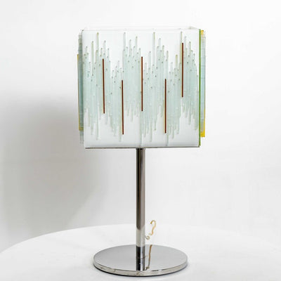 Italian Modernist Art Glass Table Lamp