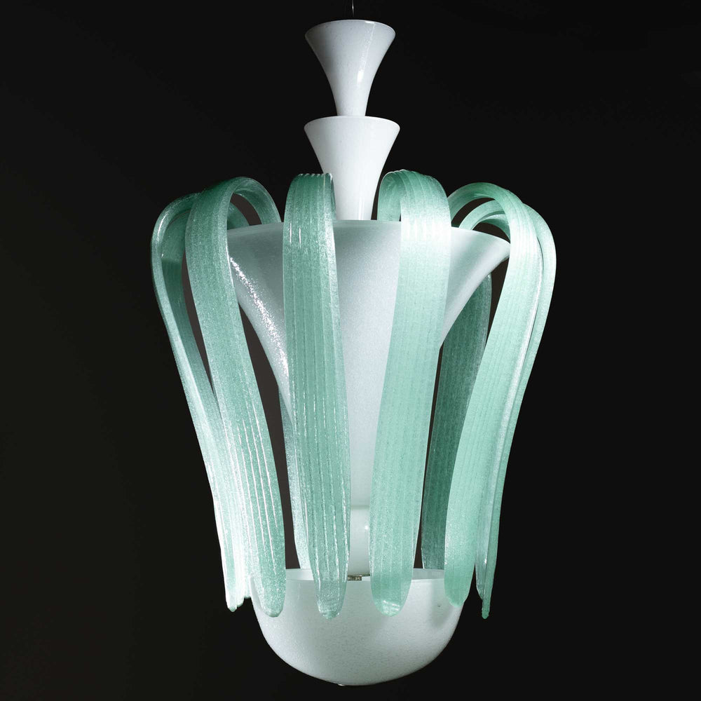 Chandelier by Tomaso Buzzi for Venini, Italy 1930s