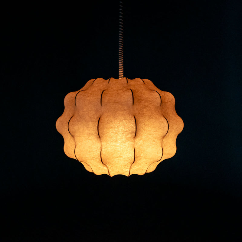Cocoon Pendant Lamp in the style of Tobia Scarpa, Italy 1960s
