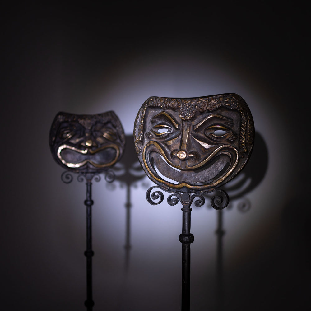 Pair of Floor Lamps attr. to Alessandro Mazzucottelli, Italy early 20th Century