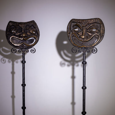 Pair of Floor Lamps attr. to Alessandro Mazzucottelli, Italy early 20th Century