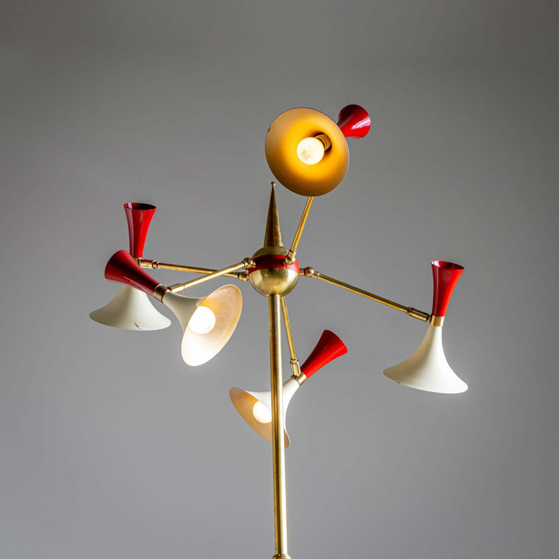 Floor lamp in the style of Stilnovo, 1960s