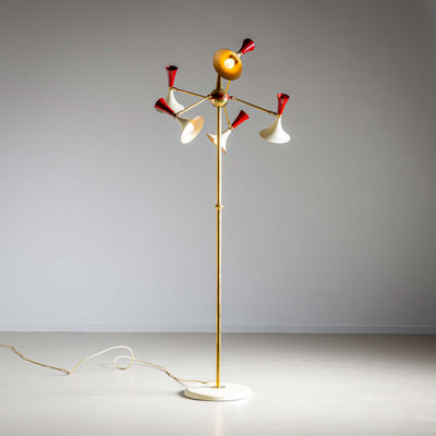 Floor lamp in the style of Stilnovo, 1960s