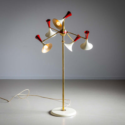 Floor lamp in the style of Stilnovo, 1960s