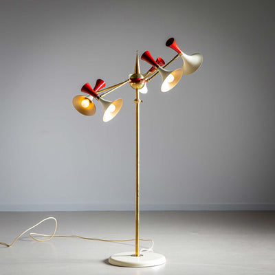 Floor lamp in the style of Stilnovo, 1960s