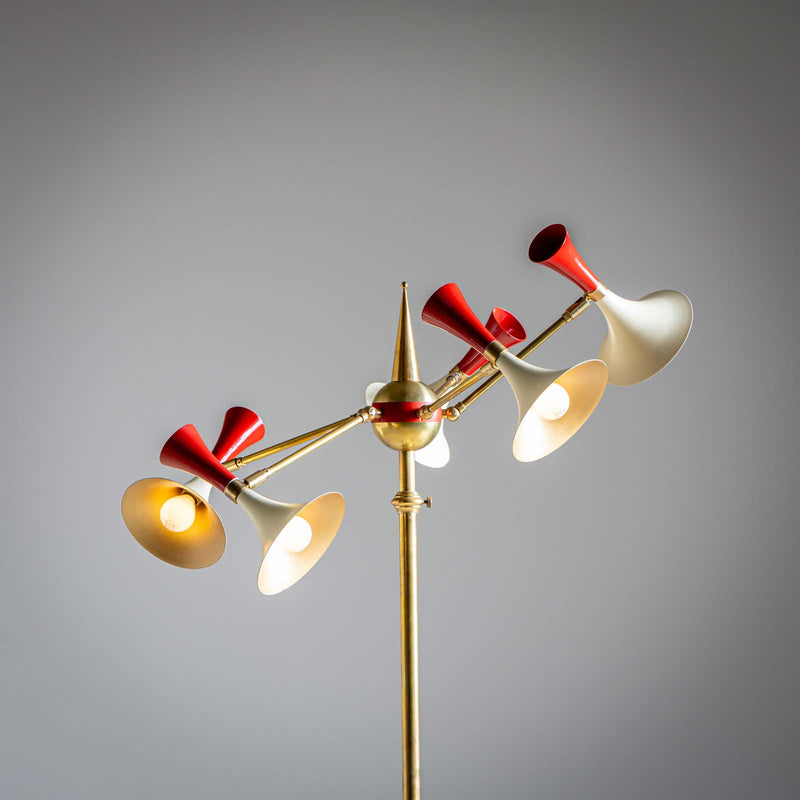 Floor lamp in the style of Stilnovo, 1960s