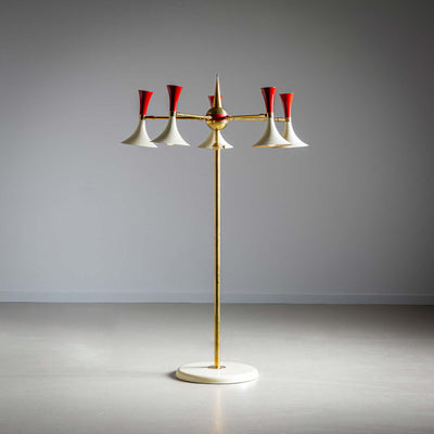 Floor lamp in the style of Stilnovo, 1960s