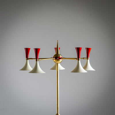 Floor lamp in the style of Stilnovo, 1960s