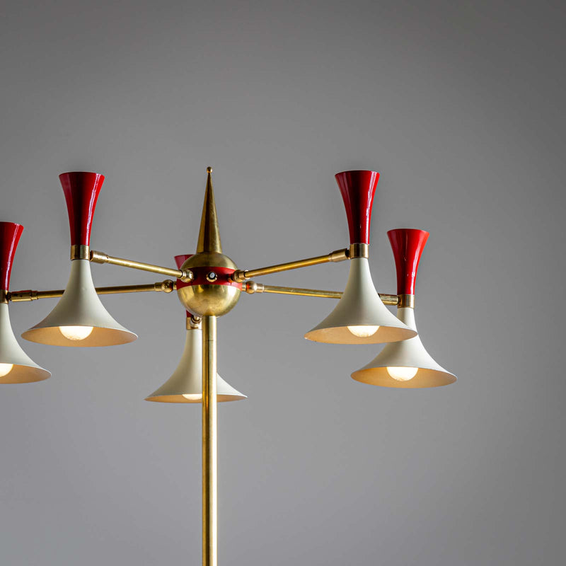 Floor lamp in the style of Stilnovo, 1960s