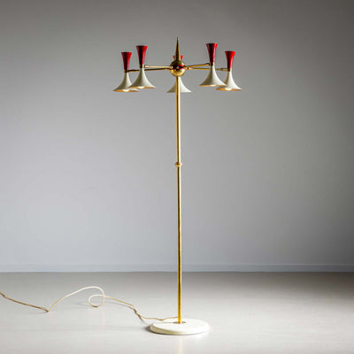 Floor lamp in the style of Stilnovo, 1960s