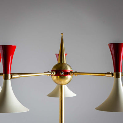 Floor lamp in the style of Stilnovo, 1960s