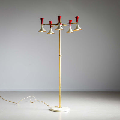 Floor lamp in the style of Stilnovo, 1960s