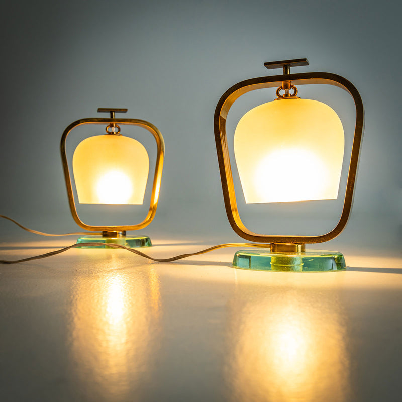 Fontana Arte Table Lamps, Italy 1950s