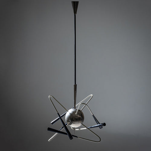 Sputnik Chandelier "Orbit" by Stilnovo, Italy, 1950s