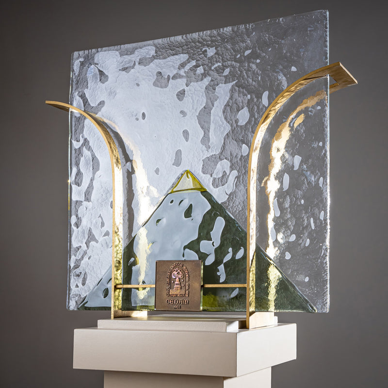 Set of Four Murano Wall Lights by Leucos, Italy, 1970s
