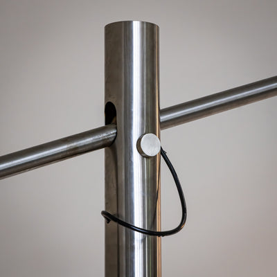 Large Floor Lamp with Long Arm, attributed to Selenova, Italy, Mid-20th Century
