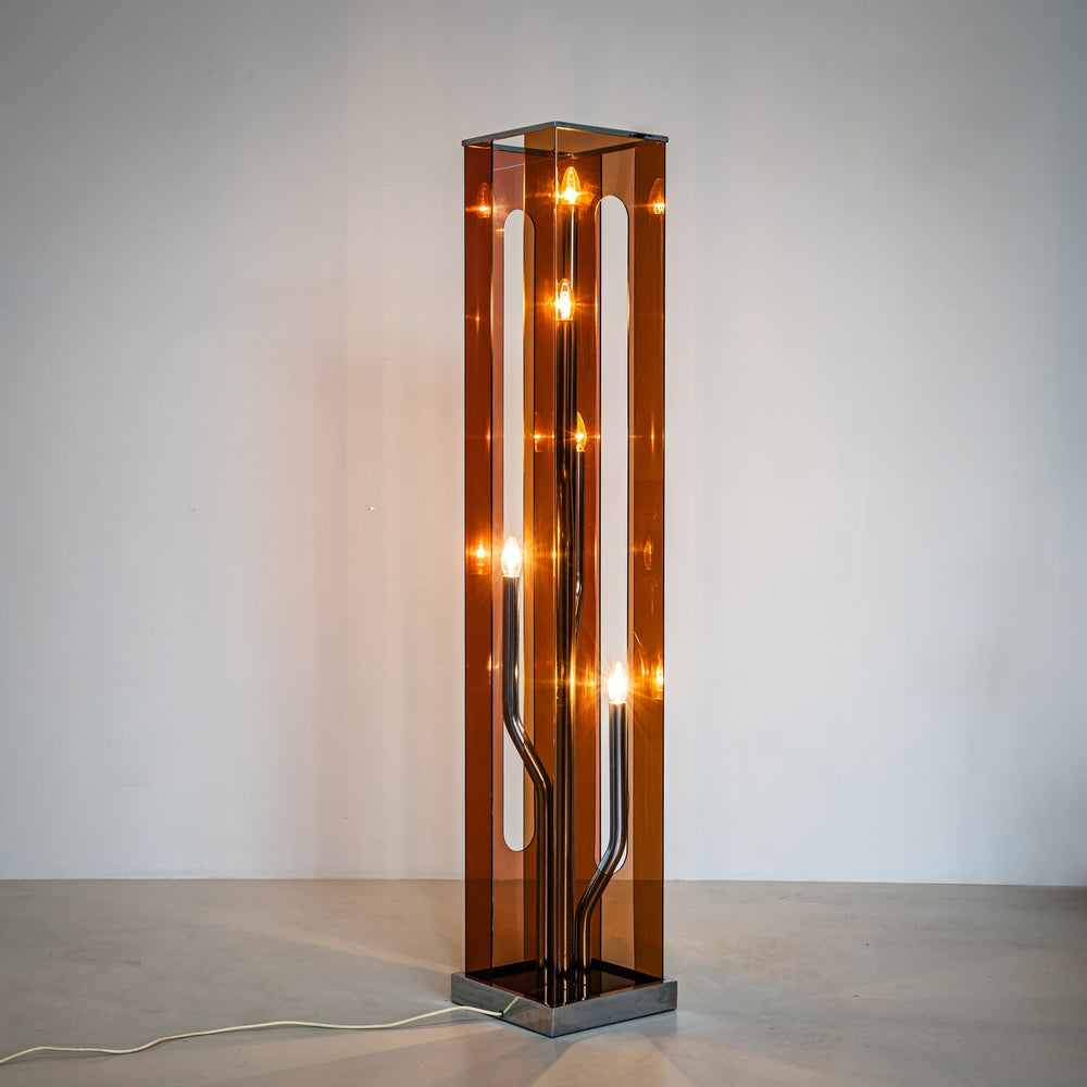 Floor Lamp in the style of Goffredo Reggiani, Italy, 1970s