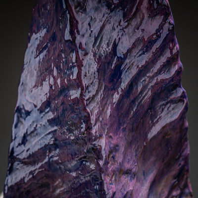 Violet Ceramic Table Lamp, France, Mid-20th Century