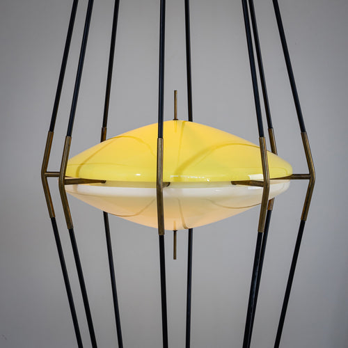 Floor Lamp Model 12628 “Siluro” by Angelo Lelli for Arredoluce, Italy, circa 1957