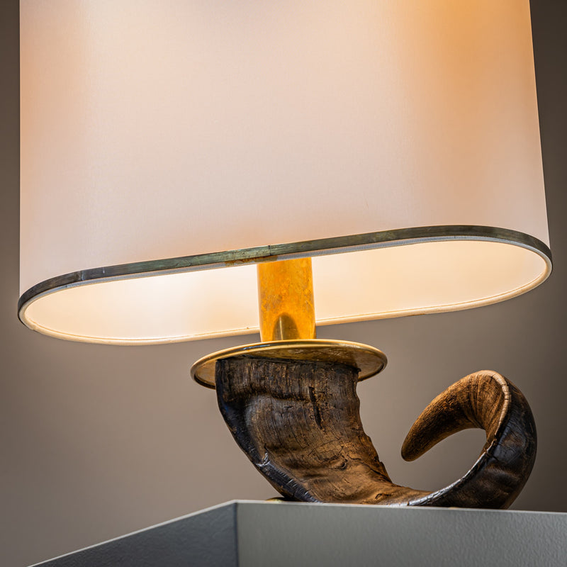 “Corno tre sfere” Table Lamp by Gabriella Crespi (1922-2017), Italy, 1965
