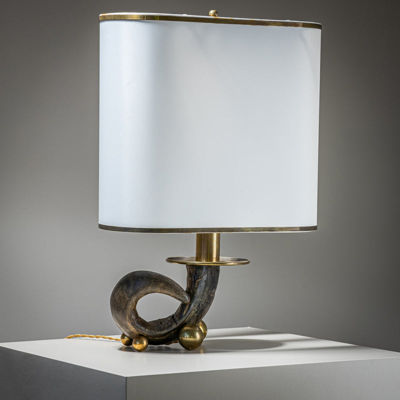 “Corno tre sfere” Table Lamp by Gabriella Crespi (1922-2017), Italy, 1965