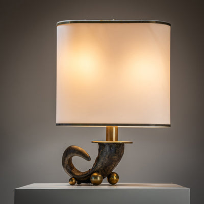 “Corno tre sfere” Table Lamp by Gabriella Crespi (1922-2017), Italy, 1965